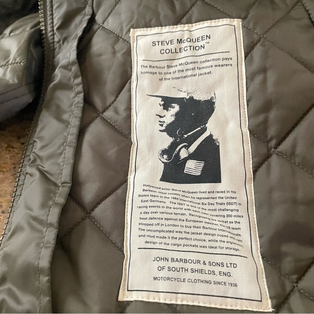 Barbour International Steve McQueen collection jacket size large - Picture 6 of 7